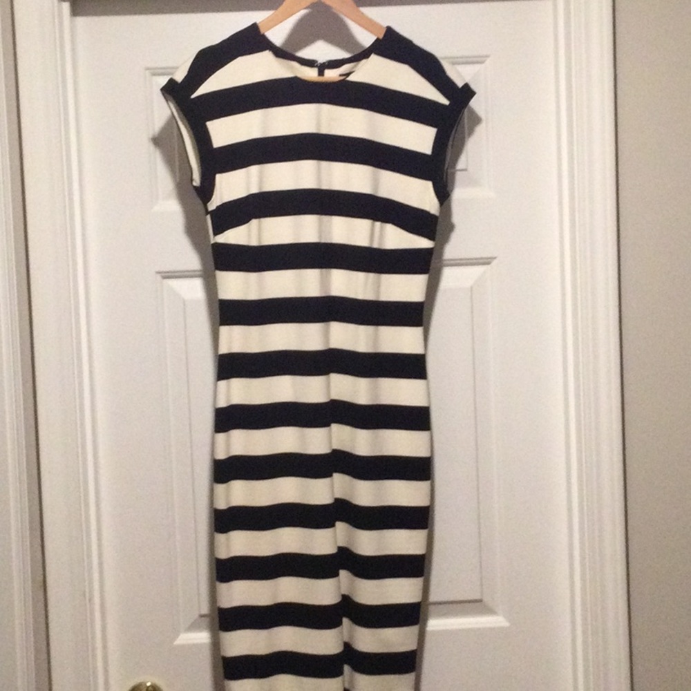 Banana Republic Striped Sheath Dress